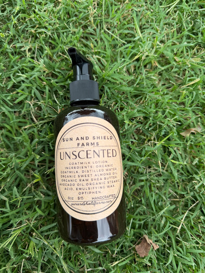 Unscented Organic goatmilk lotion