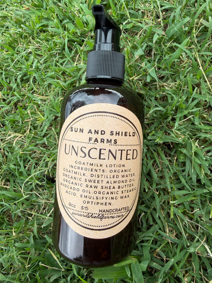 Unscented Organic goatmilk lotion