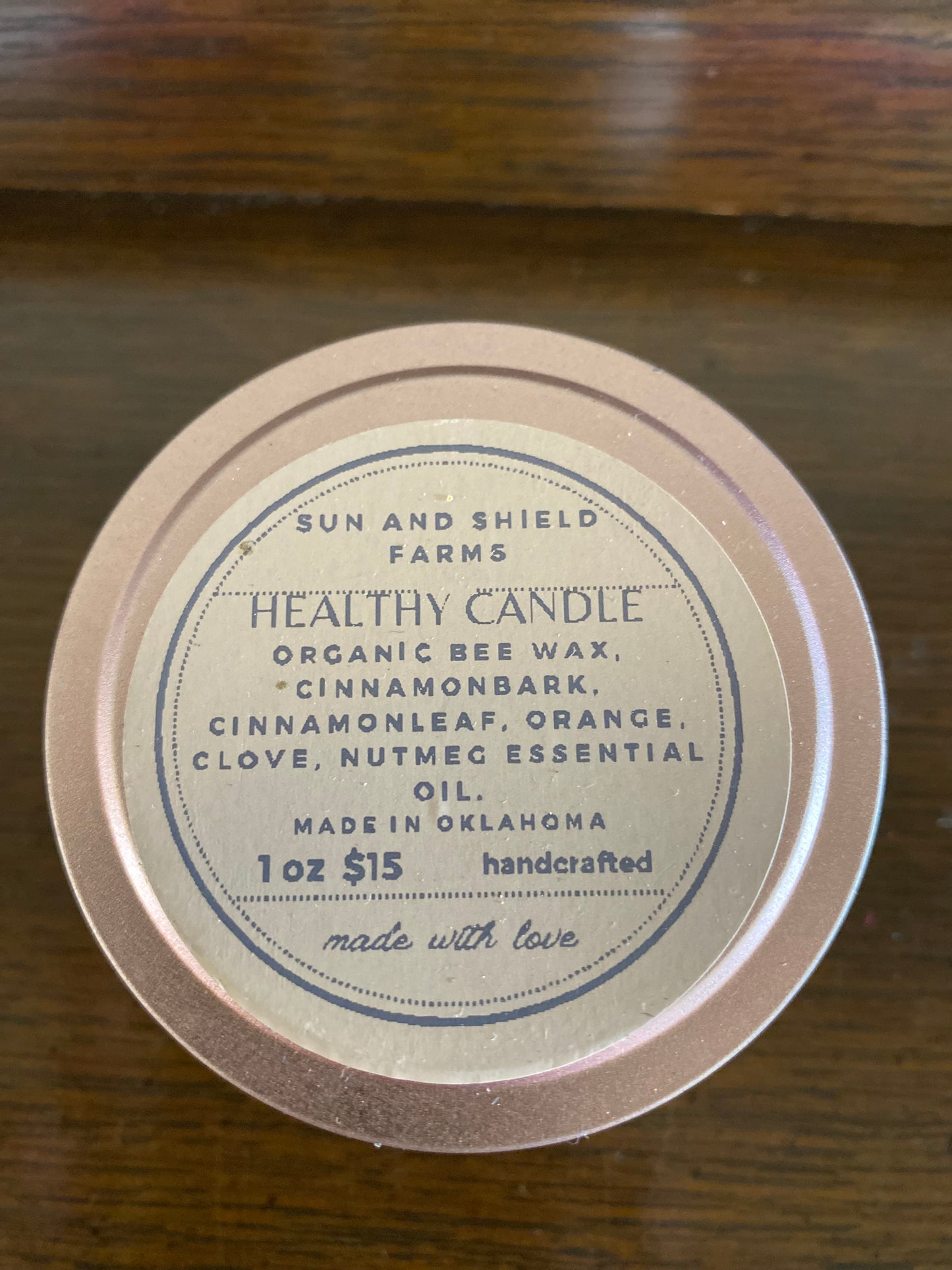 Healthy Candles with pure essential oil.