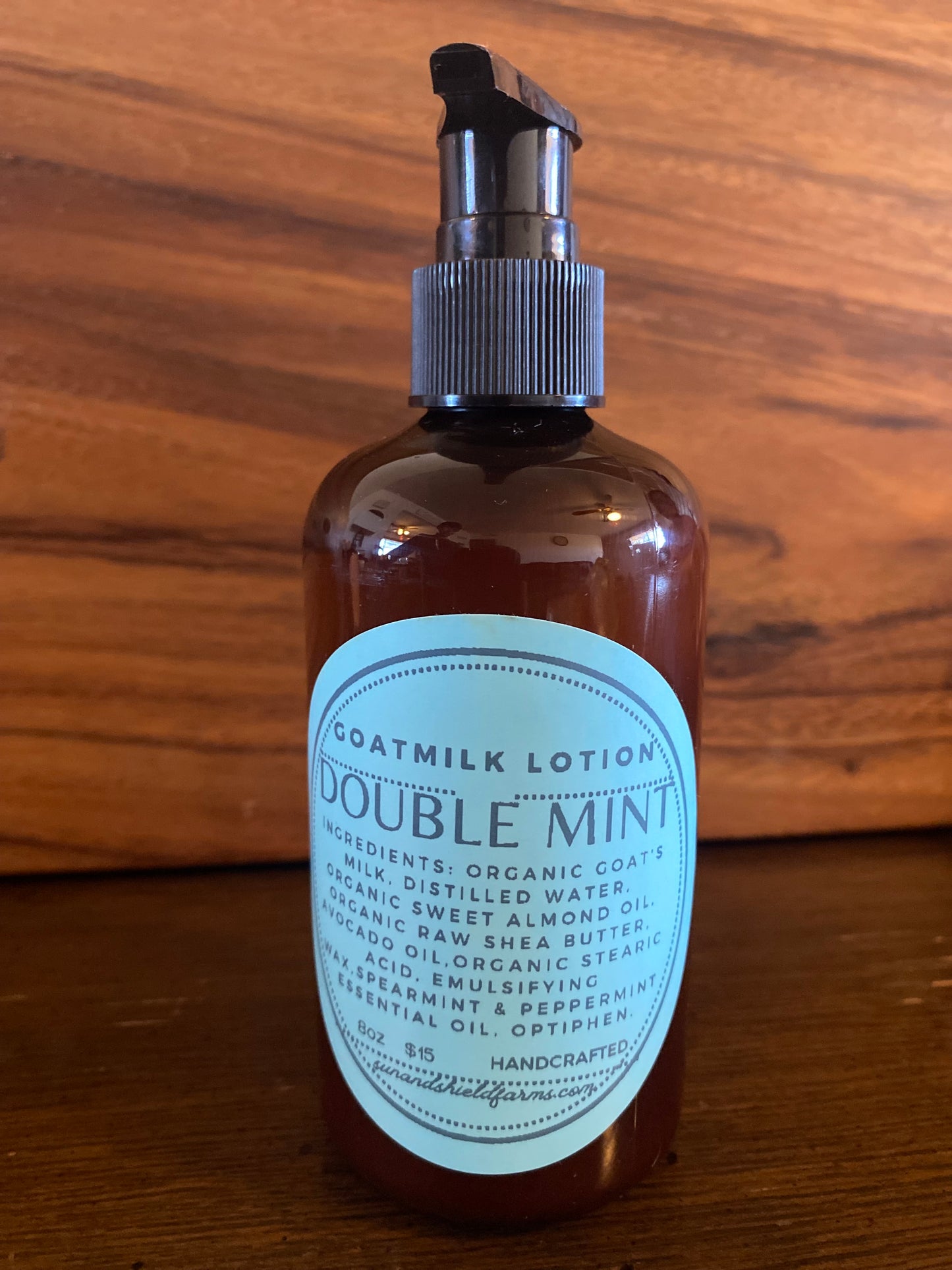 Double Mint goatmilk lotion.