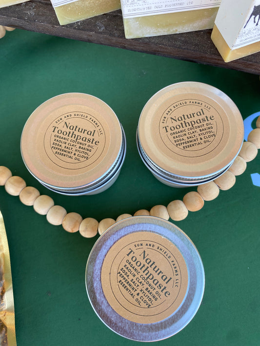 Natural Toothpaste with Hydroxyapatite