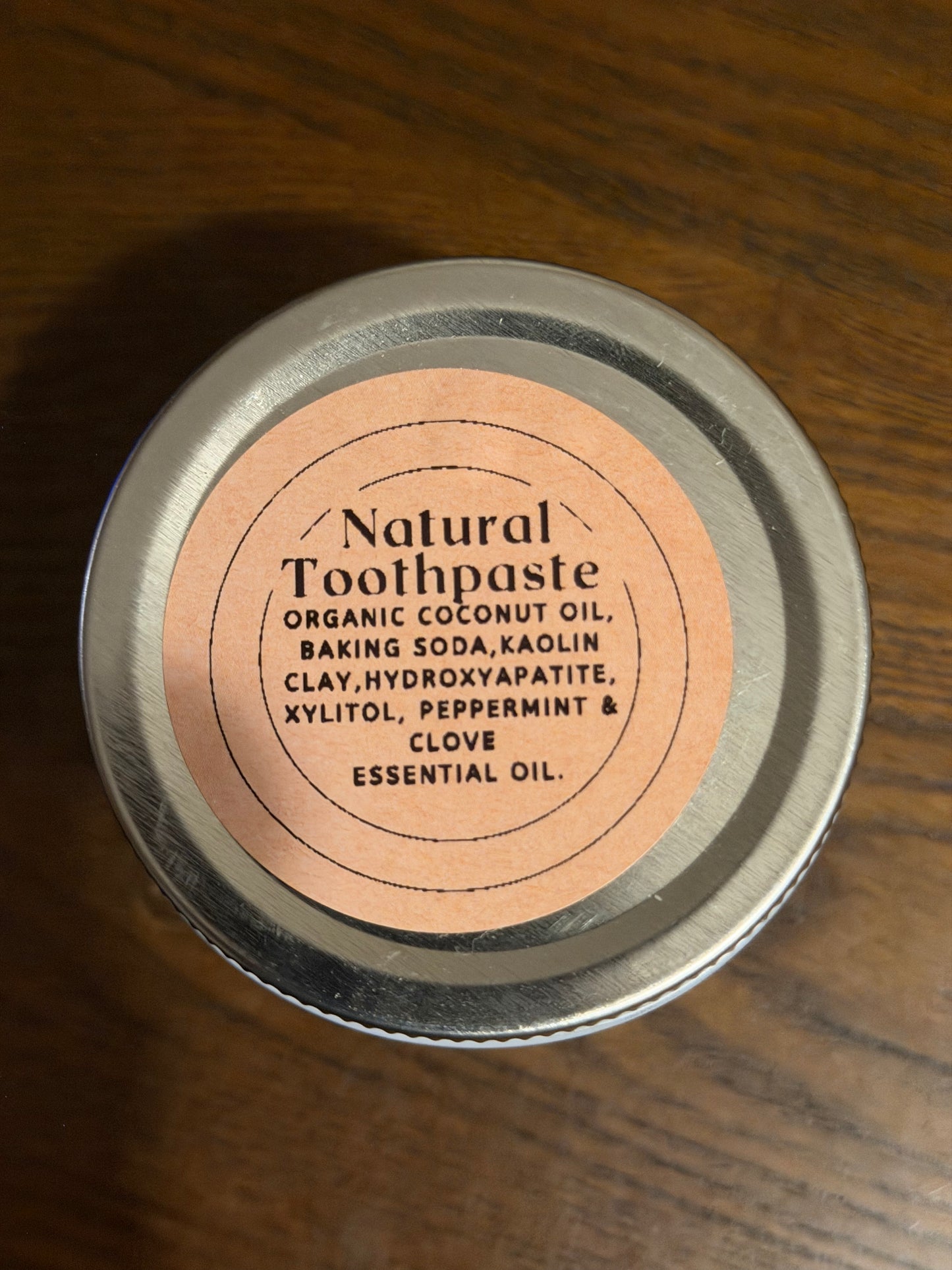 Natural Toothpaste with Hydroxyapatite